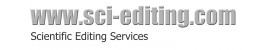 Scientific Editing Services